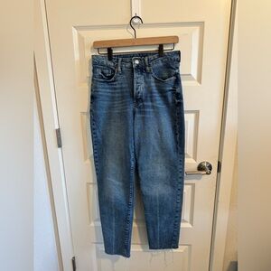 Old Navy High Rise O.G. Straight Light Wash Blue Jeans